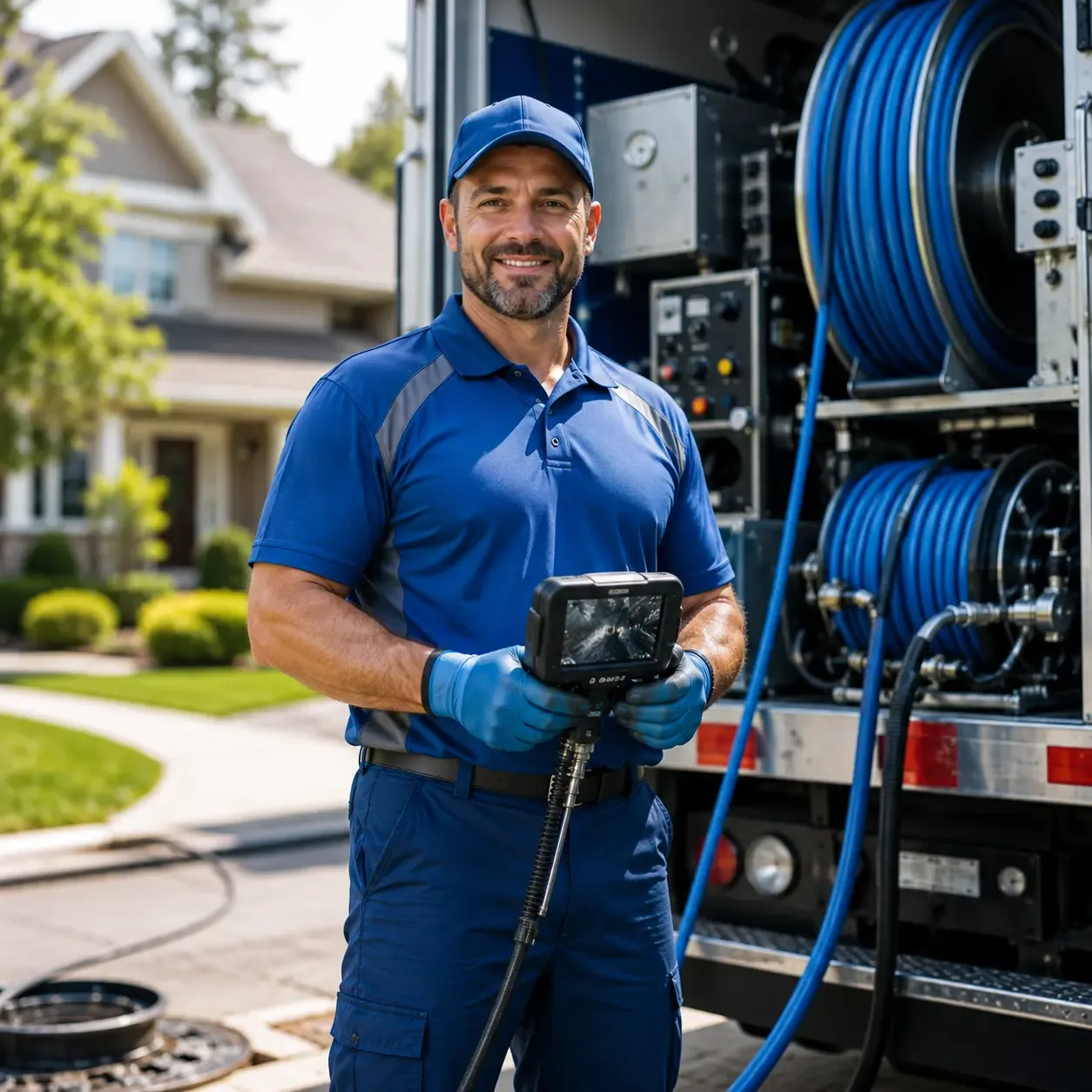 Local outdoor drain cleaning specialists in Cadillac, MI